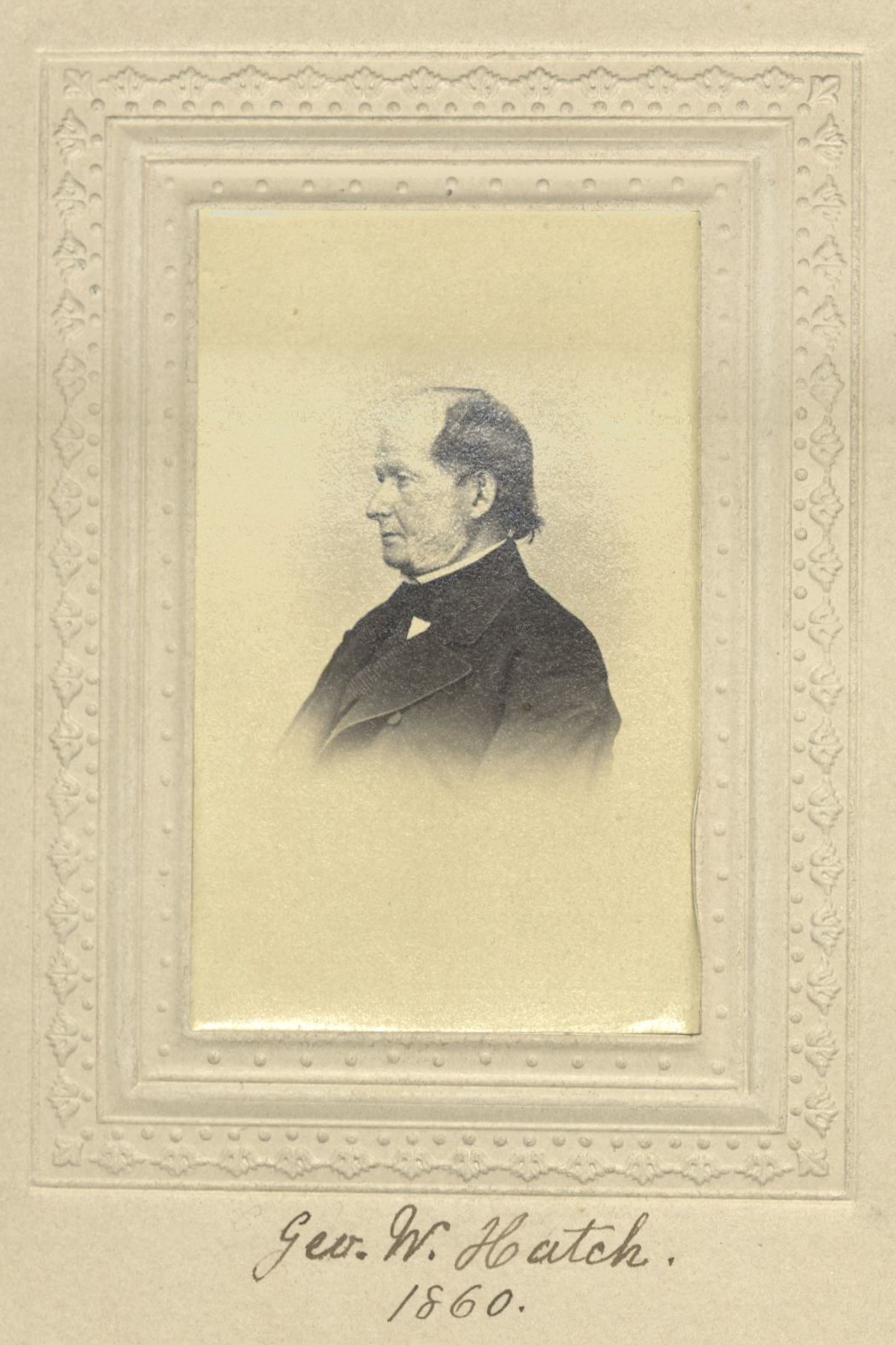 Member portrait of George W. Hatch